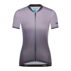 Damska koszulka z krótkim rękawem EVOLVE Avventura, liliowy. Niebieskie t-shirty sportowe Shimano, bez wzorów, bez ramiączek, rowerowe. Za 488.90 zł.