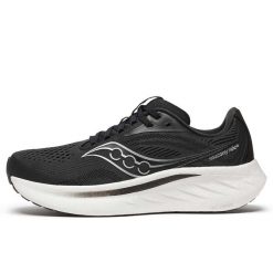 Buty Do Biegania Saucony Ride 18 Dorosłych. Czarne buty do biegania Saucony, bez wzorów, z gumy, bez zapięcia, do biegania. Za 678.45 zł.