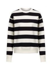 Marie Lund Bluza damska Kobiety Bawełna czarny|biały w paski, M. Białe bluzy Marie Lund, m, bez wzorów, z bawełny, bez ramiączek, bez kaptura. Za 199.95 zł.