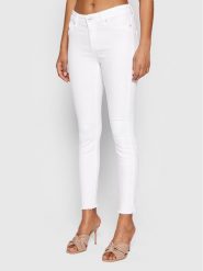 ONLY Jeansy Blush 15155438 Biały Skinny Fit. Białe jeansy ONLY, l, bez wzorów, z bawełny. Za 189.99 zł.