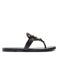 Japonki Tory Burch. Czarne japonki Tory Burch, bez wzorów. Za 769.99 zł.