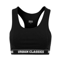 Biustonosz damski urban classic logo gt. Czarne biustonosze sportowe Urban Classics, bez wzorów. Za 85.50 zł.