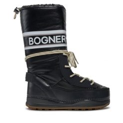 Śniegowce Bogner. Czarne śniegowce Bogner, bez wzorów, bez zapięcia. Za 2,739.00 zł.