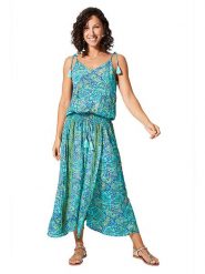 Ipanima Kombinezon w kolorze niebiesko-turkusowym rozmiar: 34-40. Niebieskie kombinezony Ipanima, bez wzorów, bez kołnierzyka, bez ramiączek. Za 100.99 zł.