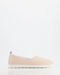 BALERINY DAMSKIE 404 PUDRA. Baleriny Venezia, bez wzorów, ze skóry, bez obcasa, bez zapięcia. Za 199.00 zł.