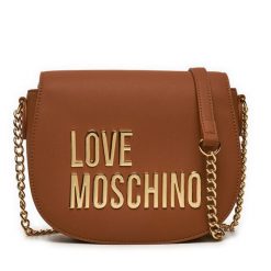 Torebka LOVE MOSCHINO. Brązowe listonoszki Love Moschino, bez wzorów, bez dodatków. Za 949.99 zł.