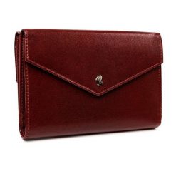 Portfel damski Rovicky N210-RBA RED. Czarne portfele ROVICKY, bez wzorów, ze skóry. Za 101.99 zł.