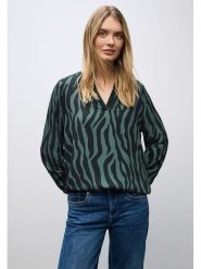 Cecil Bluzka w kolorze zielonym rozmiar: 36. Zielone bluzki Cecil, bez wzorów, z wiskozy, bez kołnierzyka, bez ramiączek. Za 123.25 zł.