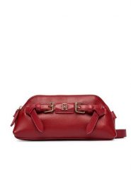 Tommy Hilfiger Torebka Th Buckle AW0AW19511 Czerwony. Czerwone listonoszki Tommy Hilfiger, bez wzorów, ze skóry, bez dodatków. Za 409.99 zł.
