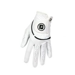 Rękawica do golfa damska Footjoy Weathersof dla praworęcznych. Rękawiczki FOOTJOY, bez wzorów, z dzianiny, sportowe. Za 69.99 zł.
