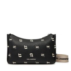 Torebka KARL LAGERFELD. Czarne listonoszki KARL LAGERFELD, bez wzorów, bez dodatków. Za 559.99 zł.