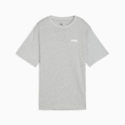Koszulka sportowa damska Puma ESS SMALL LOGO RELAXED 68831004. Szare t-shirty sportowe Puma, m, bez wzorów, z bawełny, bez ramiączek, trekkingowe. Za 75.75 zł.