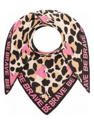 Zwillingsherz Chusta trójkątna "Be Brave" w kolorze beżowym - 200 x 130 cm rozmiar: onesize. Brązowe chusty Zwillingsherz, bez wzorów, z bawełny. Za 199.49 zł.