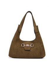 Guess Torebka Sunset HWSG23 14010 Khaki. Brązowe torebki klasyczne Guess, z aplikacjami, z materiału, bez dodatków. Za 584.99 zł.