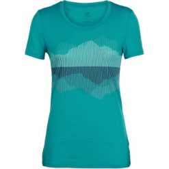 Icebreaker Damski T-Shirt Wmns Tech Lite Ss Low Crewe Cook, Reflected Arctic Teal,S. Bielizna termoaktywna damska marki Icebreaker. W wyprzedaży za 195.00 zł.