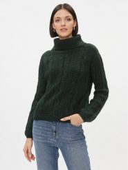 JDY Golf 15302403 Zielony Regular Fit. Zielone swetry JDY, xs, bez wzorów, z syntetyku, bez ramiączek. Za 99.99 zł.
