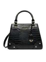 Lasocki Torebka CEO-LSK-M-005-09 Czarny. Czarne torebki klasyczne Lasocki, bez wzorów, z materiału, bez dodatków. Za 179.99 zł.