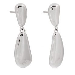 Kolczyki Calvin Klein. Szare kolczyki Calvin Klein, srebrne. Za 229.99 zł.