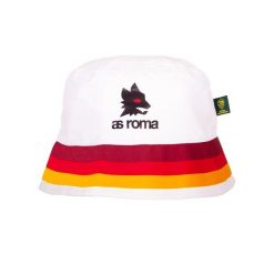 Kapelusz wędkarza dla dorosłych - Listy AS Roma - Biały. Białe kapelusze COPA FOOTBALL, bez wzorów, retro. Za 127.21 zł.