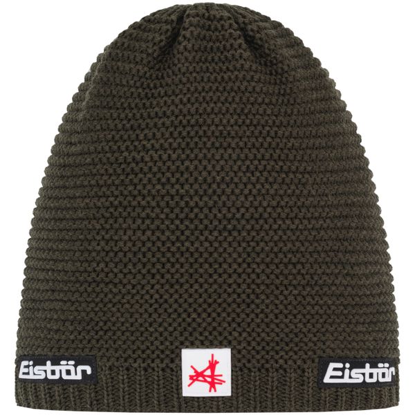 Czapka Eisbar Corson OS MÜ SA. Brązowe czapki zimowe Eisbär, bez wzorów, z dzianiny, klasyczne. Za 182.23 zł.