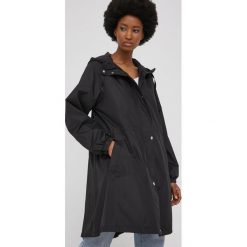 Answear Lab parka damska kolor czarny przejściowa. Czarne płaszcze Answear Lab, l, bez wzorów, z materiału, bez kaptura. W wyprzedaży za 139.99 zł.
