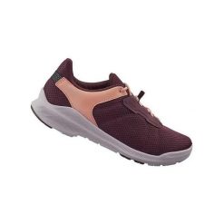 Buty damskie Shimano SH-EX300. Czerwone buty treningowe Shimano, na lato, bez wzorów, bez zapięcia, rowerowe. Za 477.50 zł.