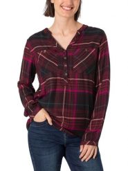 Timezone Bluzka w kolorze czerwonym rozmiar: XS. Czerwone bluzki Timezone, xs, bez wzorów, bez kołnierzyka, bez ramiączek. Za 86.99 zł.