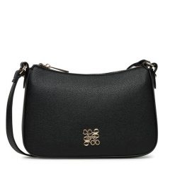 Torebka Nine West. Czarne listonoszki Nine West, bez wzorów, bez dodatków. Za 159.99 zł.