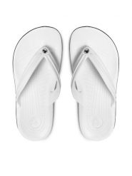 Crocs Japonki Crocband Flip 11033 Biały. Białe japonki Crocs, bez wzorów, z tworzywa sztucznego. Za 109.99 zł.