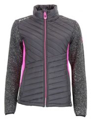 Peak Mountain Kurtka polarowa "Apony" w kolorze szarym rozmiar: XXL. Szare kurtki Peak Mountain, xxl, bez wzorów, z polaru, bez kaptura. Za 173.99 zł.