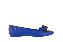 Baleriny T&G Fashion 11-091 Blue, Granat, Guma - 35-36. Niebieskie baleriny t&g, bez wzorów, z gumy, klasyczne, bez obcasa, bez zapięcia. W wyprzedaży za 29.00 zł.