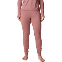 Bielizna spodnie damskie Columbia Tunnel Springs Wool Tight. Czerwona bielizna termoaktywna damska Columbia, bez wzorów, bez ramiączek. Za 369.00 zł.