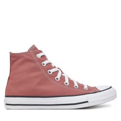 Trampki Converse. Czerwone trampki Converse, bez wzorów, retro, bez zapięcia. Za 219.99 zł.