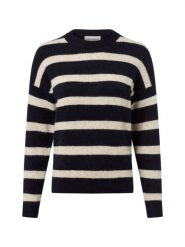 Msch Copenhagen sweter z dzianiny z zawartością alpaki - MSCHFestina Hope Kobiety niebieski, L/XL. Niebieskie swetry MSCH Copenhagen, l, bez wzorów, z dzianiny, eleganckie, bez ramiączek. Za 279.95 zł.
