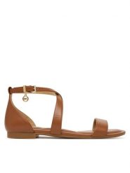 MICHAEL Michael Kors Sandały Alexa Flex 40S6AXFS1L Brązowy. Brązowe sandały MICHAEL Michael Kors, bez wzorów, ze skóry, bez obcasa, na płaskiej podeszwie, bez zapięcia. Za 589.99 zł.