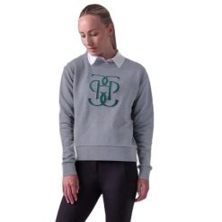 Bluza damska PS of Sweden Karla Monogram. Szare bluzy PS OF SWEDEN, bez wzorów, eleganckie, bez ramiączek, bez kaptura. Za 436.50 zł.