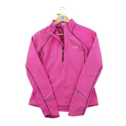 Second life - The North Face bluza damska do biegania różowa - Stan dobry. Czerwone bluzy The North Face, l, bez wzorów, z jeansu, bez kaptura, do biegania. Za 97.94 zł.