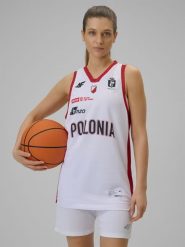 4F Koszulka meczowa replika domowa z sezonu 2025/26 damska 4F x Polonia Warszawa - biała L. Białe t-shirty sportowe 4f, l, bez wzorów, z dzianiny, bez ramiączek, na fitness i siłownię. Za 189.99 zł.