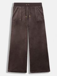 Juicy Couture Spodnie dresowe w kolorze brązowym rozmiar: M. Brązowe spodnie dresowe Juicy Couture, bez wzorów, z dresówki. Za 217.99 zł.