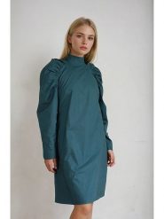 Monki Sukienka w kolorze turkusowym rozmiar: M. Niebieskie sukienki Monki, na co dzień, m, bez wzorów, z bawełny, bez kołnierzyka, bez ramiączek, midi, proste. Za 60.99 zł.