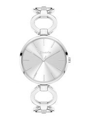 Tamaris Zegarek kwarcowy w kolorze srebrnym rozmiar: onesize. Szare, analogowe zegarki Tamaris, srebrne. Za 144.58 zł.