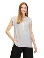 CARTOON Bluzka w kolorze szarym rozmiar: 40. Szare bluzki Cartoon, bez wzorów, bez kołnierzyka, bez ramiączek. Za 36.19 zł.