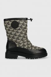 Lauren Ralph Lauren śniegowce Coree kolor beżowy 802882382001. Brązowe śniegowce Lauren Ralph Lauren, bez wzorów, z gumy, bez zapięcia. W wyprzedaży za 689.99 zł.