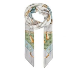 Chusta Guess. Zielone chusty Guess, z aplikacjami. Za 219.99 zł.