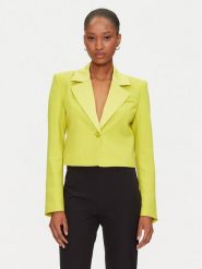 Marciano Guess Marynarka 5GGN13 7300A Żółty Slim Fit. Żółte marynarki i żakiety Marciano Guess, z aplikacjami, z syntetyku, bez ramiączek. Za 699.99 zł.