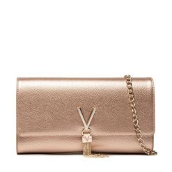 Torebka Valentino. Żółte kopertówki Valentino, bez wzorów, bez dodatków. Za 219.99 zł.