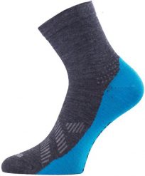 Skarpety merino FWT. Szare skarpetki LASTING, bez wzorów, z elastanu. Za 98.75 zł.