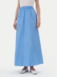 MAX&Co. Spódnica maxi Matrigna 2516101074200 Niebieski Regular Fit. Niebieskie spódnice MAX&Co., bez wzorów, z syntetyku, maxi. Za 449.99 zł.