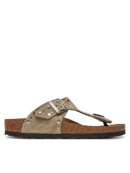 Birkenstock Japonki Gizeh Rivet 1029467 Brązowy. Brązowe japonki Birkenstock, bez wzorów, ze skóry. Za 679.99 zł.