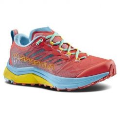 Buty do biegania damskie La Sportiva Jackal Ii. Czerwone buty do biegania La Sportiva, bez wzorów, z materiału, bez zapięcia, do biegania. W wyprzedaży za 706.35 zł.